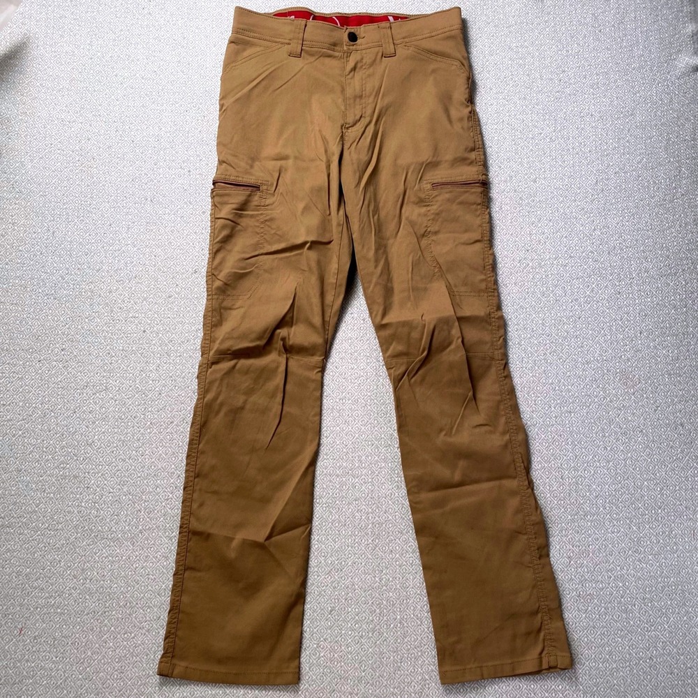 Wrangler Cargo Pants Mens 30/30 Brown ATG All Terrain Gear Outdoor Stretch Slim